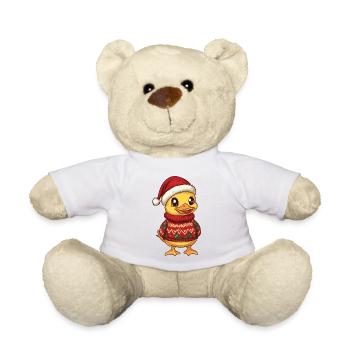 Noël de Canard - Nounours - blanc - Devant