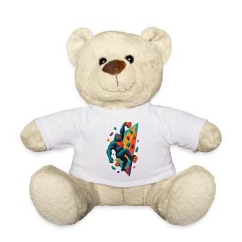 Bouldering Climbing Force Gorilla Silverback Gifted - Teddy Bear - white - Front