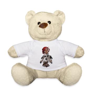 Femmes Steampunk Magnifiques Steampunk - Nounours - blanc - Devant