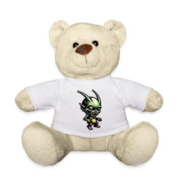 Green Goblin in Retro-Comic Style - Teddy Bear - white - Front