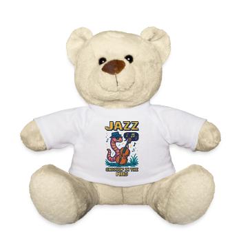 Jazz qui groovin' dans la boue - Nounours - blanc - Devant