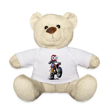 Mud Monster Moto Rider Motocross - Teddy - Weiß - Vorne
