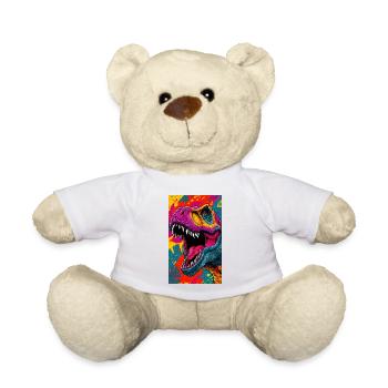 dinosaur - Teddy Bear - white - Front