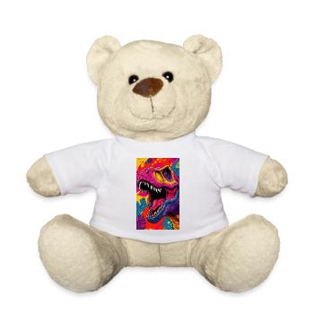 dinosaur - Teddy Bear - white - Front