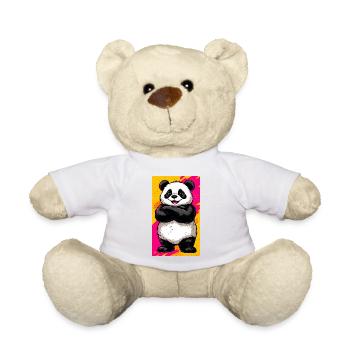 panda - Nounours - blanc - Devant