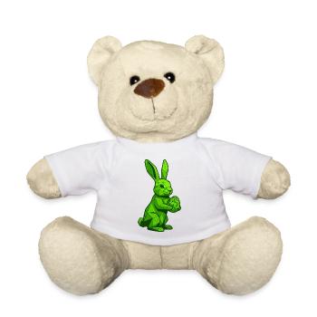 Bunny- The Easter Bunny Brings the Eggs - Teddy Bear - white - Front