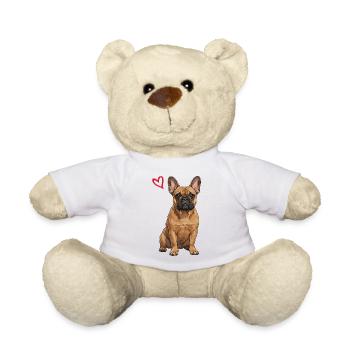 Bouledogue français, Frenchie - Nounours - blanc - Devant