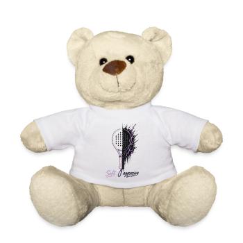 Soft Aggressive Padel Neon - Teddy Bear - white - Front