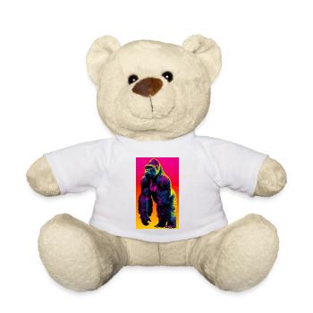 gorille - Nounours - blanc - Devant