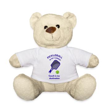 Pickleball is my Cardio - Lustiges Shirt - Teddy - Weiß - Vorne