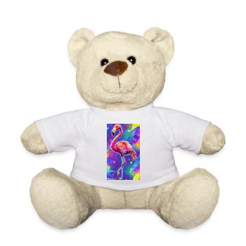 Flamingo - Teddy - Weiß - Vorne