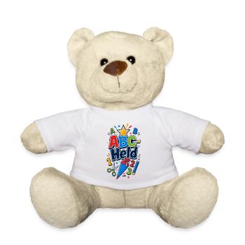 Back to school school child - Teddy Bear - white - Front