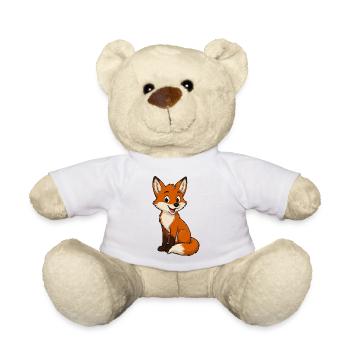 Dessin animé câlin de Fox - Nounours - blanc - Devant