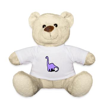 Brontosaurus Comic - Teddy Bear - white - Front