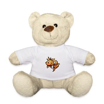 Couronne de bande dessinée Goldfish - Nounours - blanc - Devant