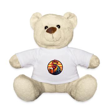 Hahn Bier Comic - Teddy - Weiß - Vorne