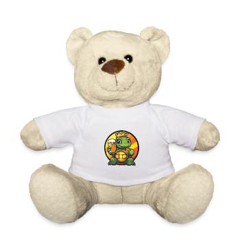 Turtle Beer Comic - Teddy Bear - white - Front