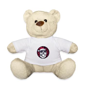 West Highland Terrier Hund Weihnachten Cool - Teddy - Weiß - Vorne