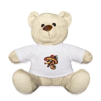 Seepferd Lustig Sombrero - Teddy - Weiß - Vorne