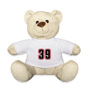 39 number symbol - Teddy Bear - white - Front