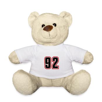 92 number symbol - Teddy Bear - white - Front