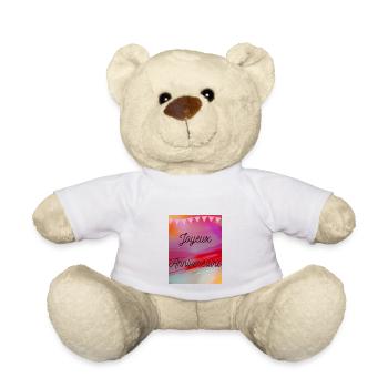 HAPPY BIRTHDAY,HAPPY BIRTHDAY,BIRTHDAY,BIRTHDAY - Teddy Bear - white - Front