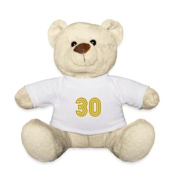30. 30 YEARS. 30th ANNIVERSARY. 30TH ANNIVERSARY. - Teddy Bear - white - Front