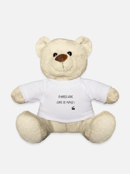 Barrez-vous cons de mimes ! La cité de la peur - Nounours - blanc