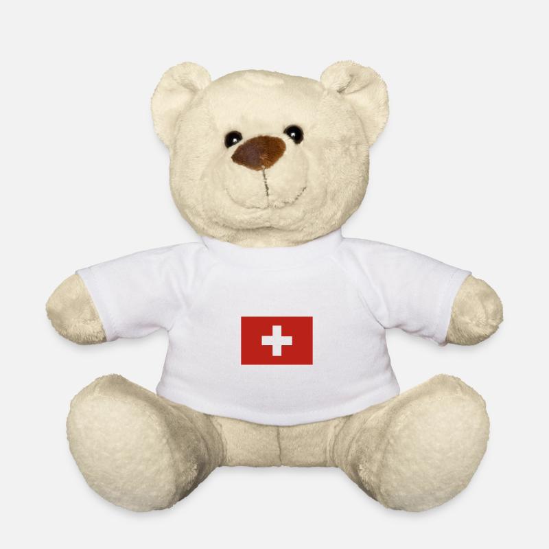 Schweiz - Teddy - Weiß