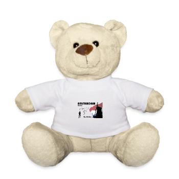 Amsterdam marathon - Teddy Bear - white - Front