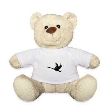 Cygne chanteur aux ailes fortes - Nounours - blanc - Devant