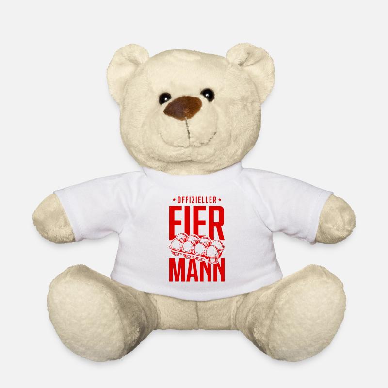 Offizieller Eiermann - Teddy - Weiß