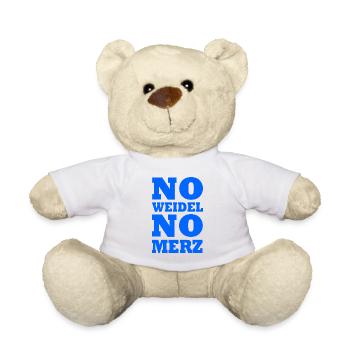No weidel no merz - Teddy - Weiß - Vorne