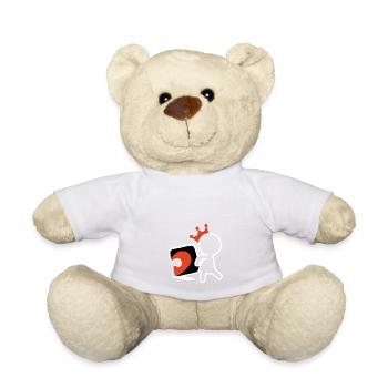 puzzle queen - Teddy Bear - white - Front