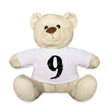 Maillot à 9 chiffres - Nounours - blanc - Devant