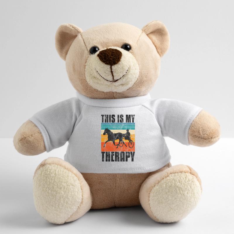 This is my therapy Trotting Harness Width Retro Teddy Bear