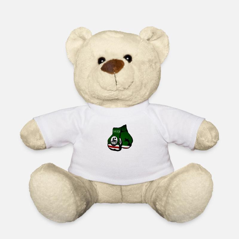 Chechnya Boxing Glove chechen Fighter - Teddy - Weiß