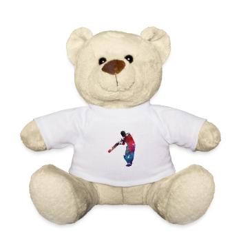 Cricket Sport Kunst #cricket - Teddy - Weiß - Vorne