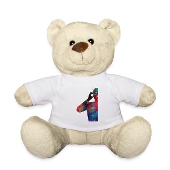 Swimmer sport art #swimmer #sport - Teddy Bear - white - Front
