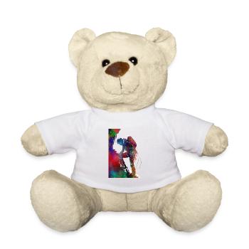 Mountaineer Climbing Sport Art #mountaineer #climb - Teddy Bear - white - Front