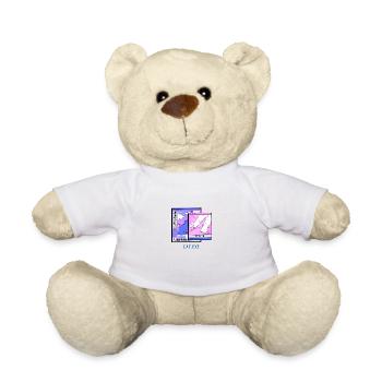 CAT .EXE - Teddy Bear - white - Front