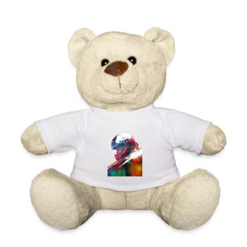 Bobsleigh sport art #bobsleigh - Nounours - blanc - Devant