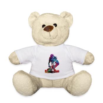 #curling d’art sportif de curling - Nounours - blanc - Devant