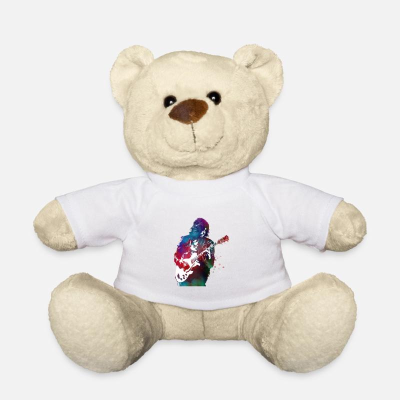 Musik Gitarrist - Teddy - Weiß