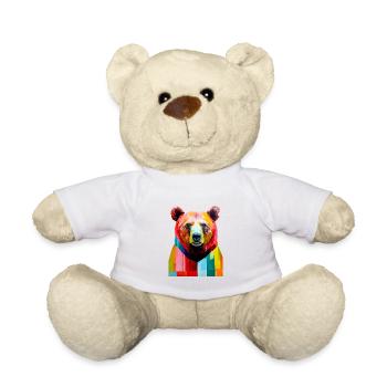 Bear animal art #bear - Teddy Bear - white - Front