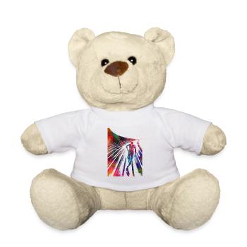 Runner sport #jogging - Teddy Bear - white - Front