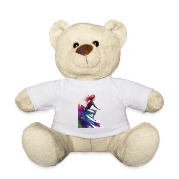 Sports de surf #surfer #sport - Nounours - blanc - Devant