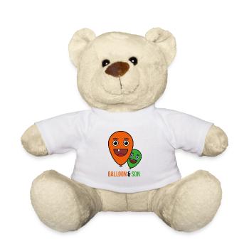 BALLOON & SON - Nounours - blanc - Devant