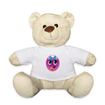 mädchen emoji - Teddy - Weiß - Vorne