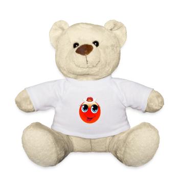 weihnachtsfrau smile - Teddy - Weiß - Vorne
